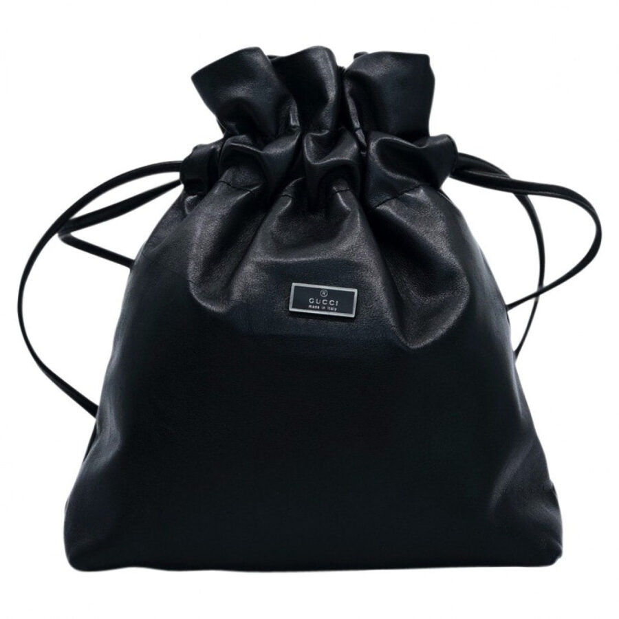 Gucci black leather backpacks | Studio Nafay