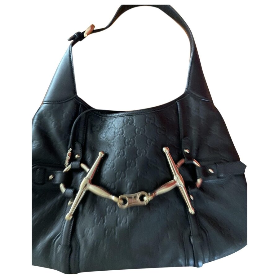 Gucci black leather handbag | Studio Nafay