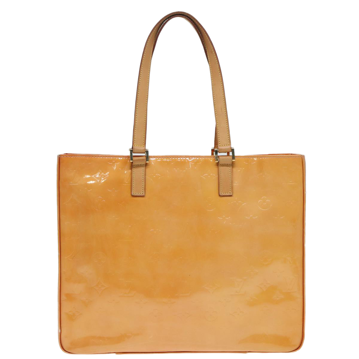 LOUIS VUITTON Monogram Vernis Columbus Bag Marshmallow Pink Auth