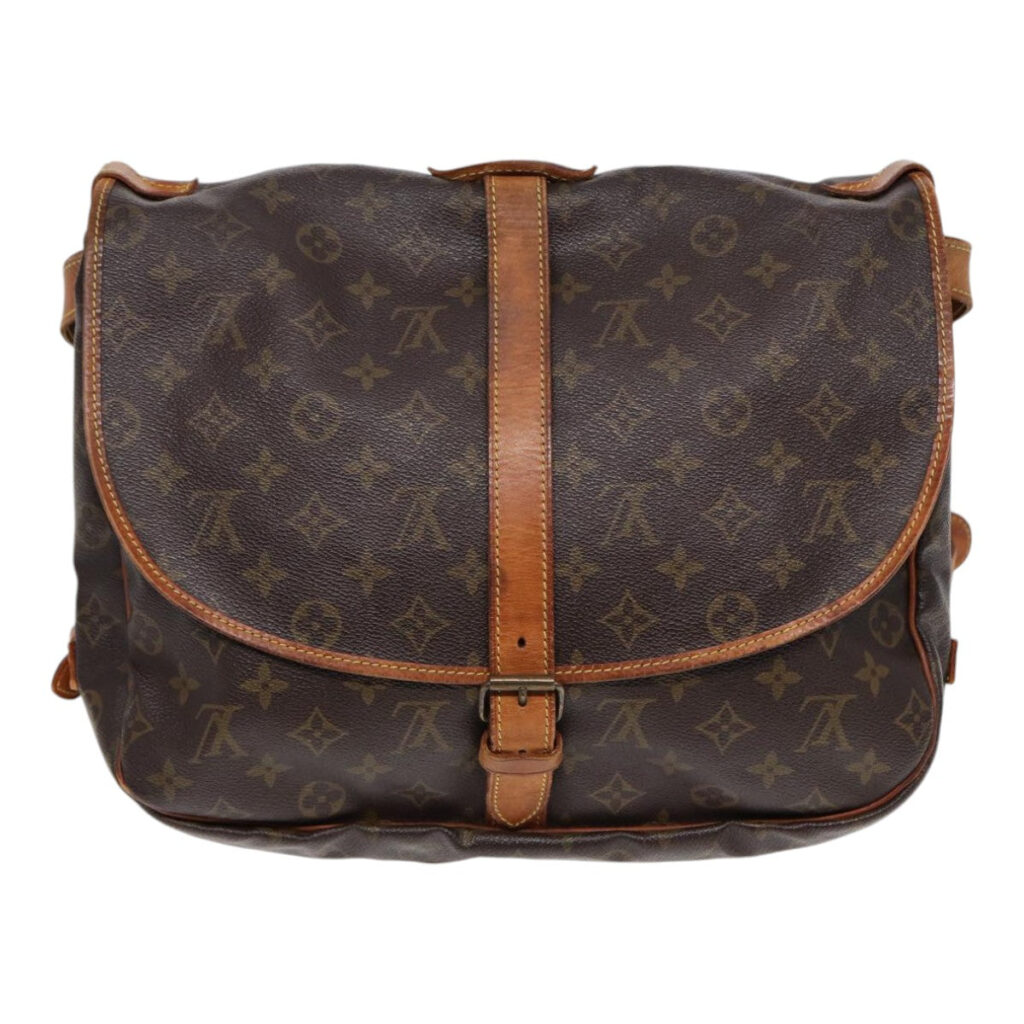 LOUIS VUITTON Monogram Saumur 35 Shoulder Bag LV Auth - Product Image 2