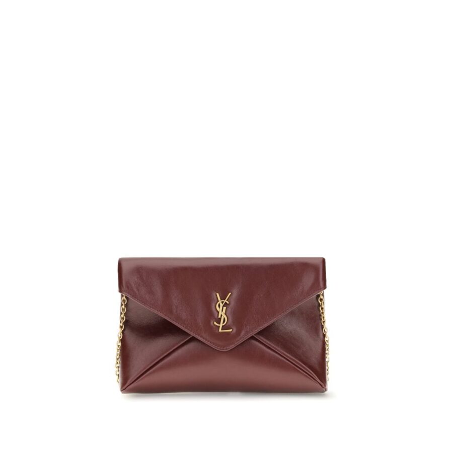 Saint Laurent Cassandre chain Clutch Bag | Studio Nafay