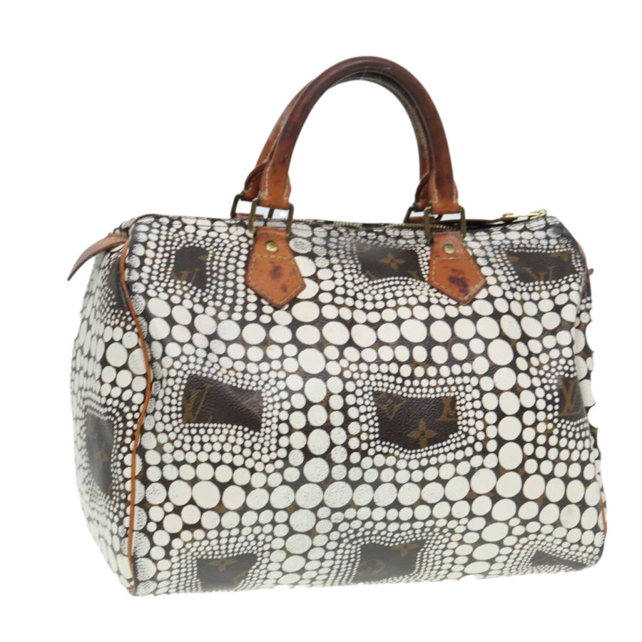 LOUIS VUITTON Monogram Yayoi Kma Hand Bag White Auth | Studio Nafay