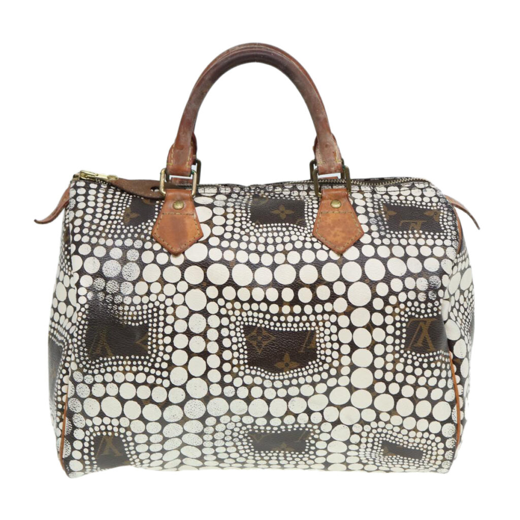 LOUIS VUITTON Monogram Yayoi Kma Hand Bag White Auth - Product Image 2