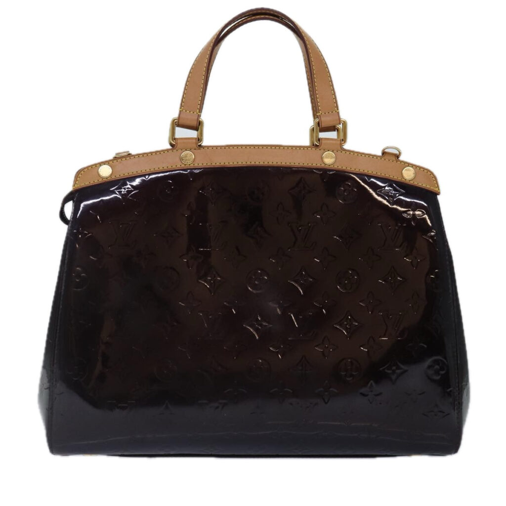LOUIS VUITTON Vernis Blair GM Hand Bag 2way Terre Domble LV Auth - Product Image 2