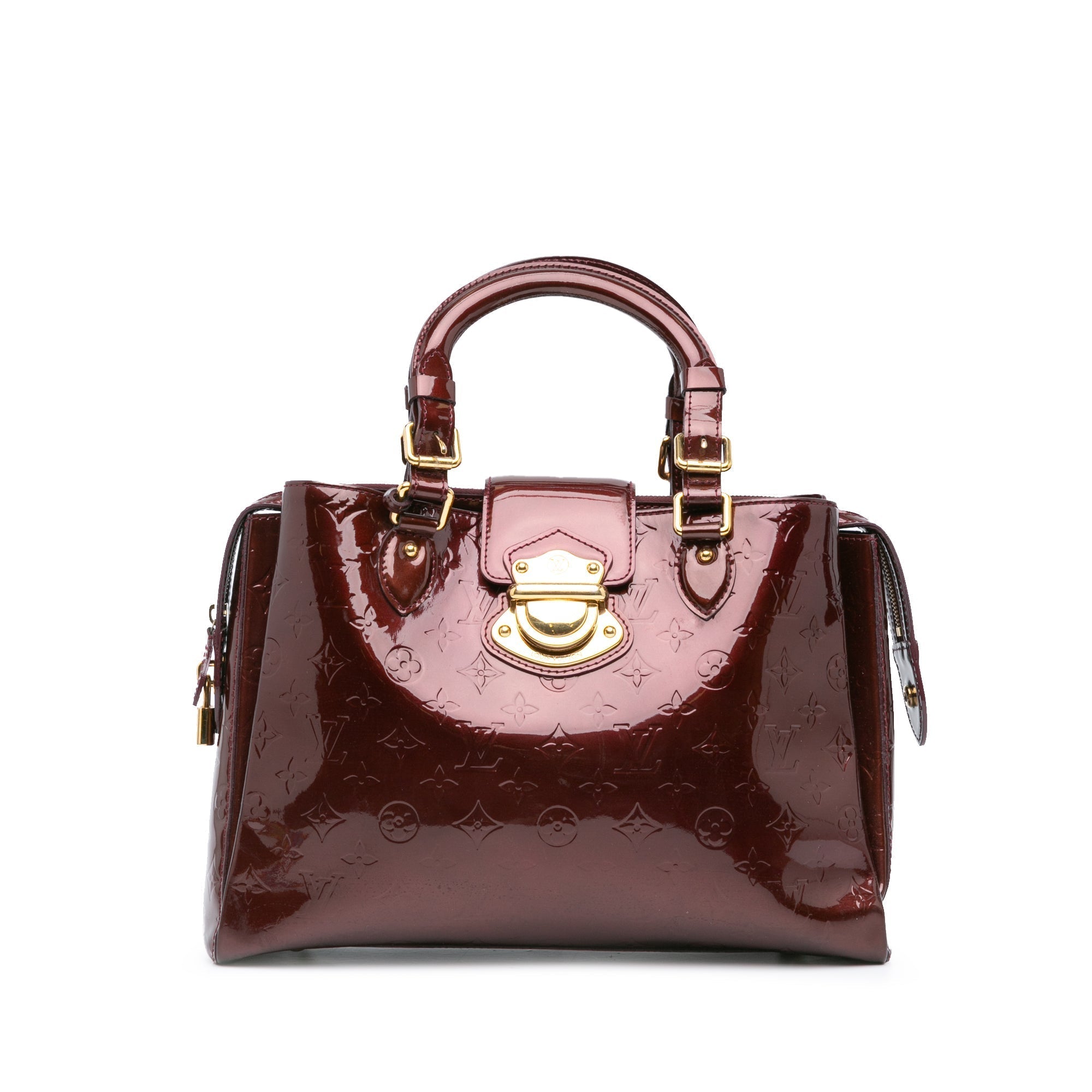 Red Louis Vuitton Monogram Vernis Melrose Avenue Handbag