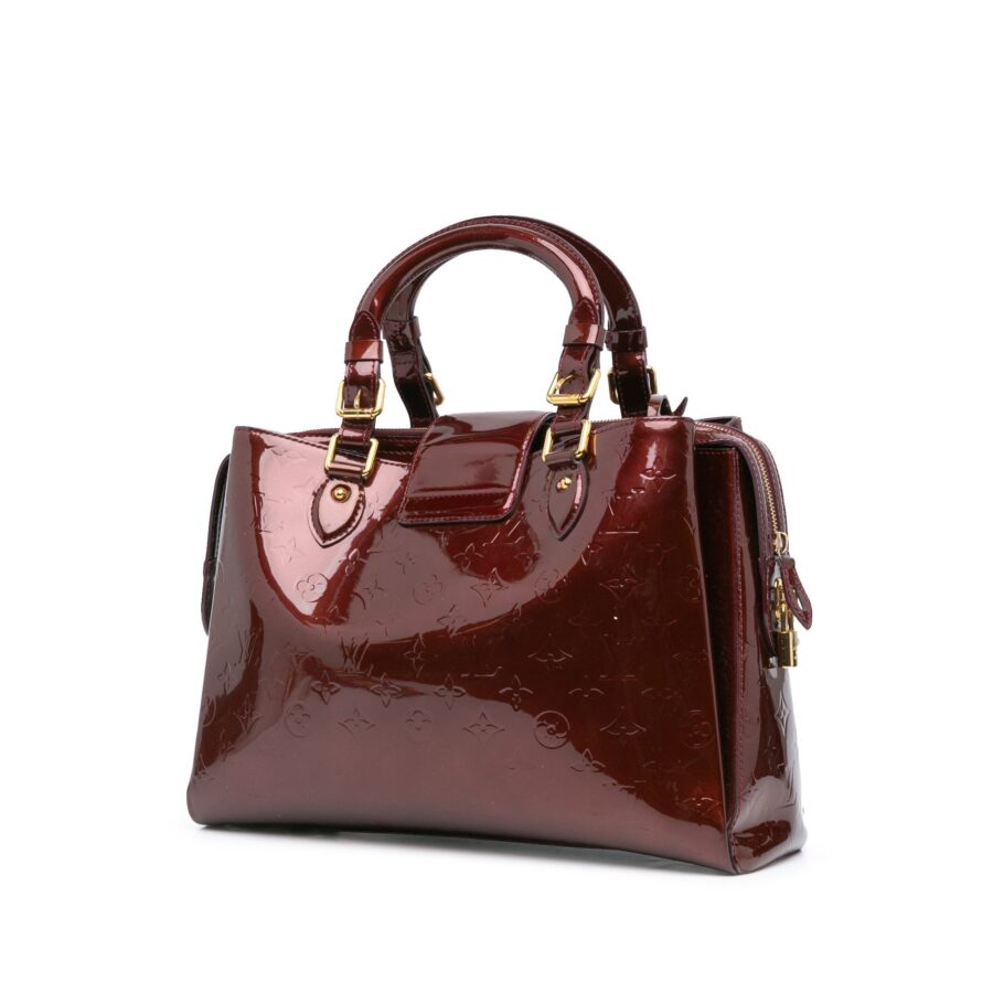 Red Louis Vuitton Monogram Vernis Melrose Avenue Handbag | Studio Nafay