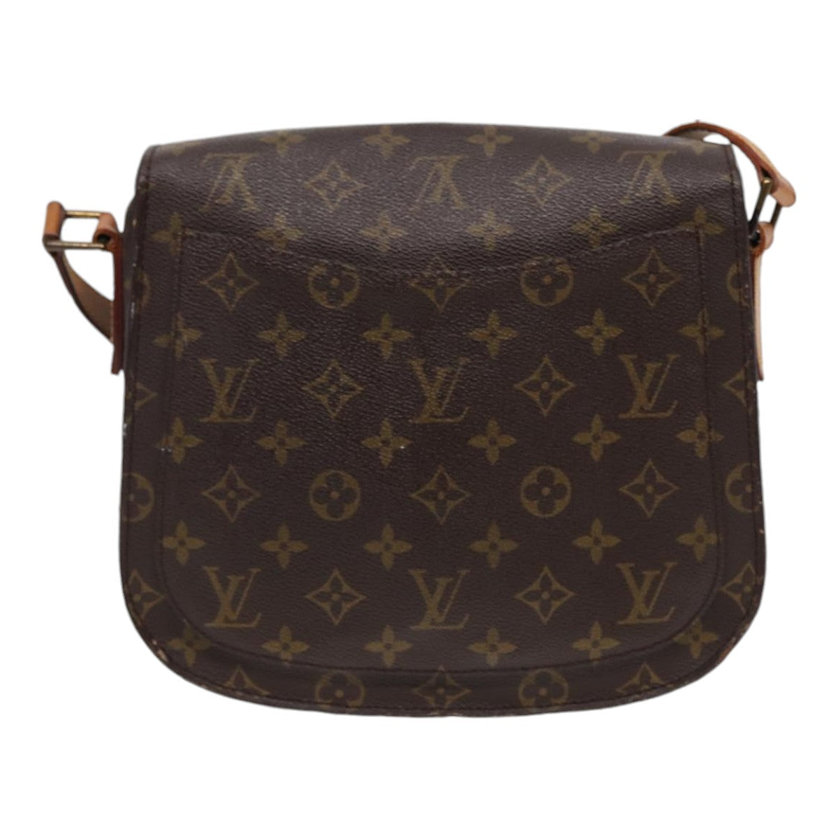 LOUIS VUITTON Monogram Saint Cloud GM Shoulder Bag LV Auth