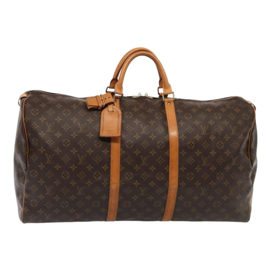 LOUIS VUITTON Monogram Keepall 60 Boston Bag LV Auth | Studio Nafay