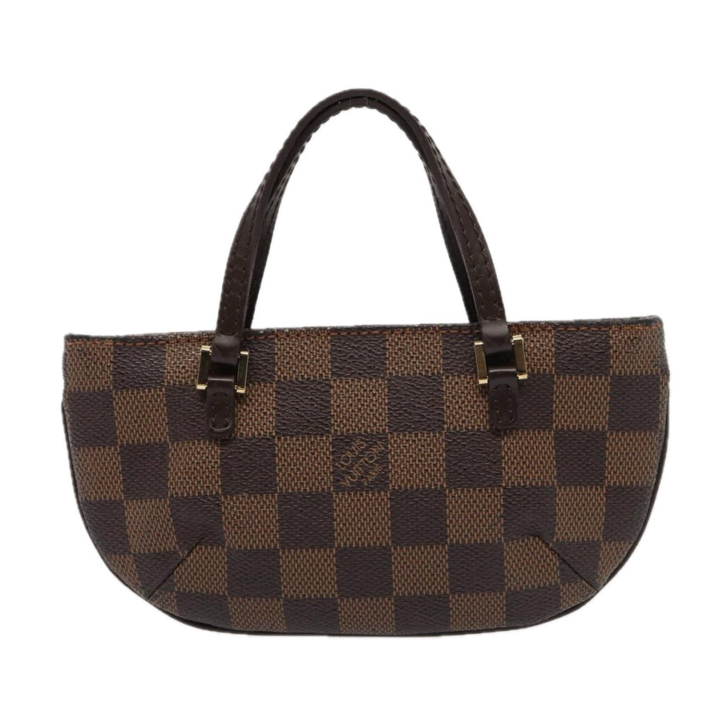 LOUIS VUITTON Damier Ebene Manosque GM Accessory Pouch LV Auth - Product Image 2