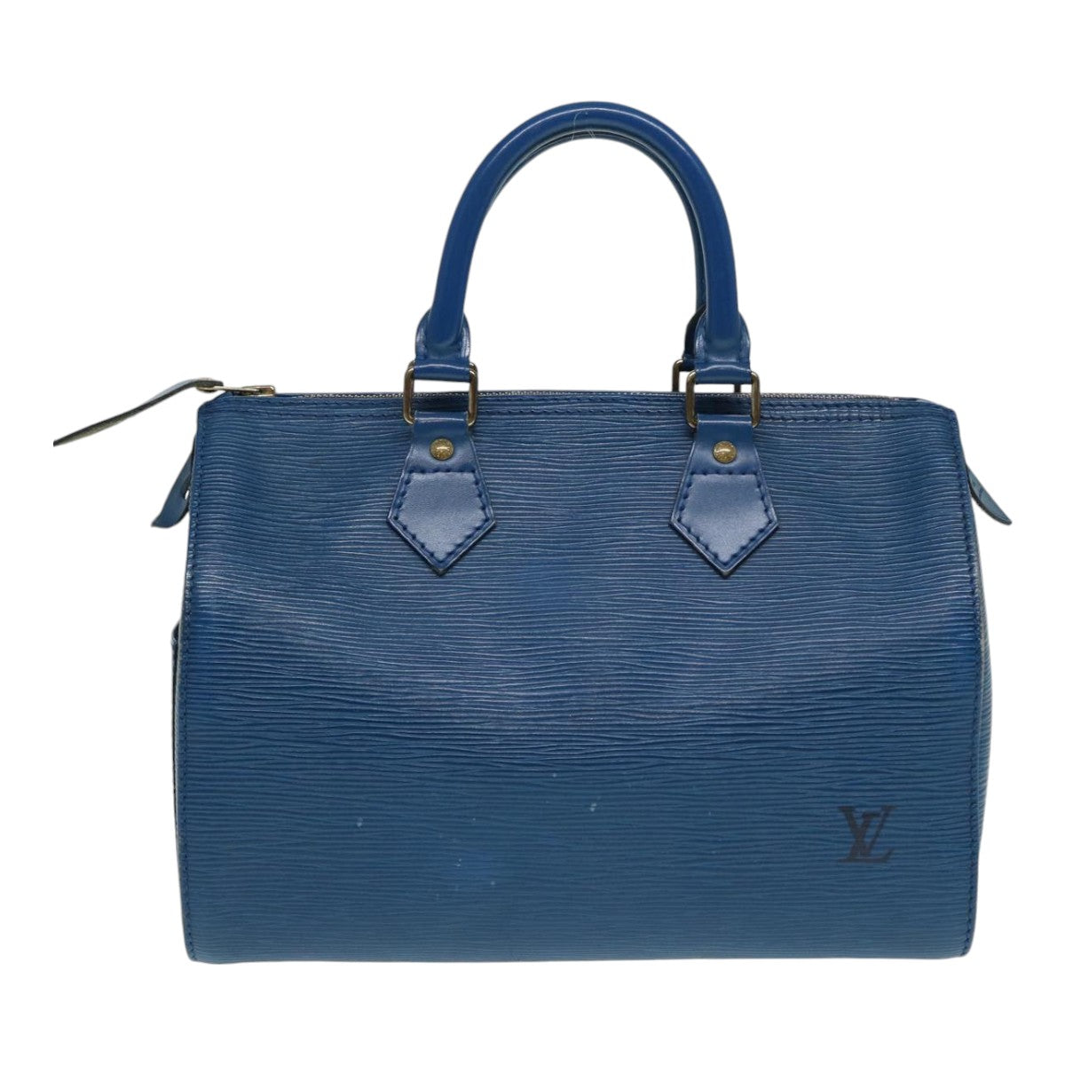LOUIS VUITTON Epi Hand Bag Toledo Blue LV Auth