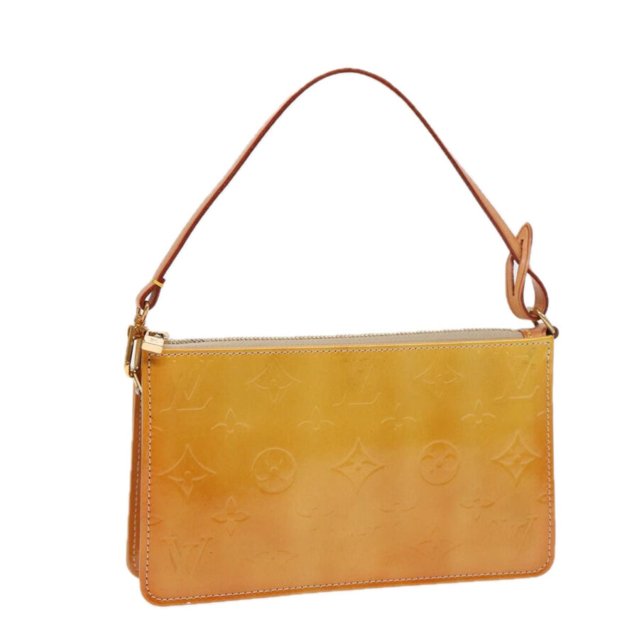 LOUIS VUITTON Monogram Vernis Lexington Accessory Pouch Beige Auth | Studio Nafay