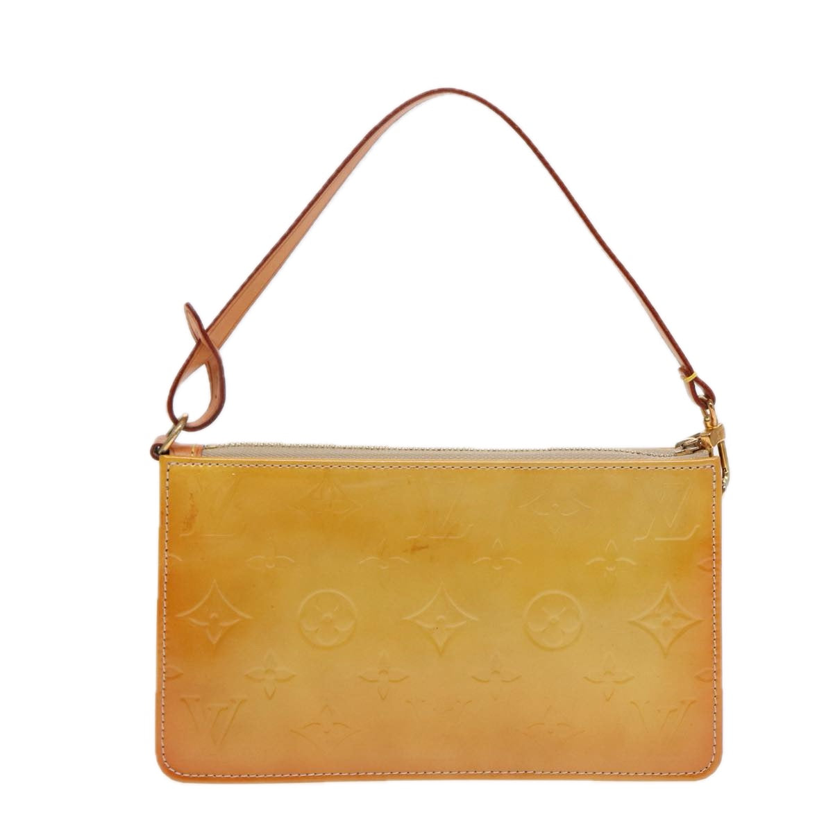 LOUIS VUITTON Monogram Vernis Lexington Accessory Pouch Beige Auth