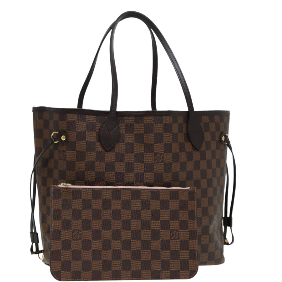 LOUIS VUITTON Damier Ebene Neverfull MM Tote Bag LV Auth 87831 | Studio Nafay