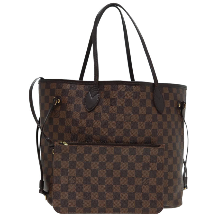LOUIS VUITTON Damier Ebene Neverfull MM Tote Bag LV Auth 87832 | Studio Nafay