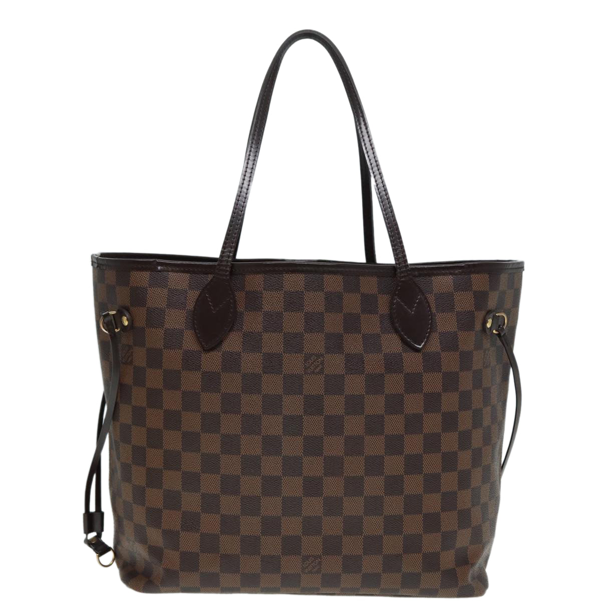 LOUIS VUITTON Damier Ebene Neverfull MM Tote Bag LV Auth 87832