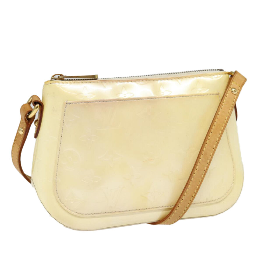 LOUIS VUITTON Monogram Vernis Minna Street Shoulder Bag Perle Auth | Studio Nafay