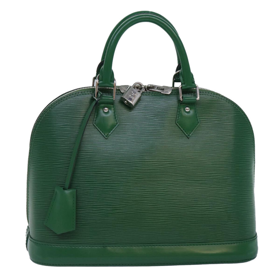 LOUIS VUITTON Epi Alma PM Hand Bag Green Cloak LV Auth | Studio Nafay