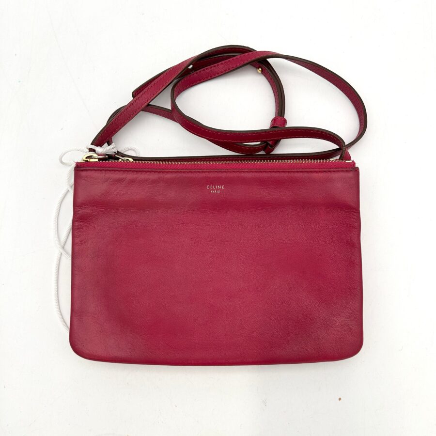 Celine Trio Crossbody Bag - Red Crossbody Bag LA375 | Studio Nafay