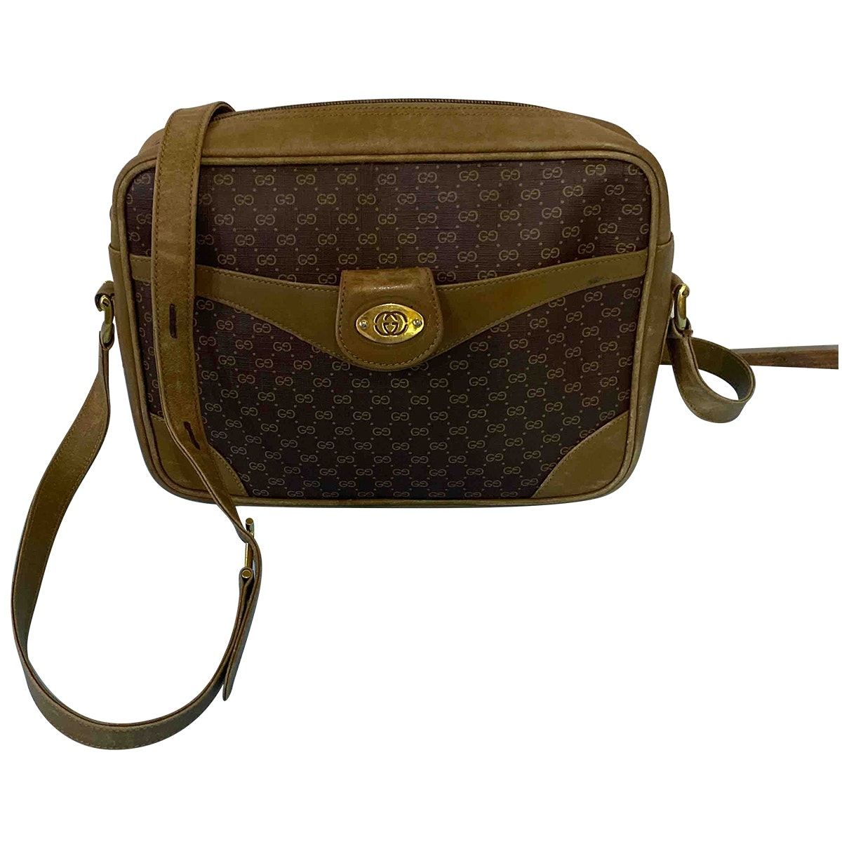 Gucci camel cloth handbag | Studio Nafay