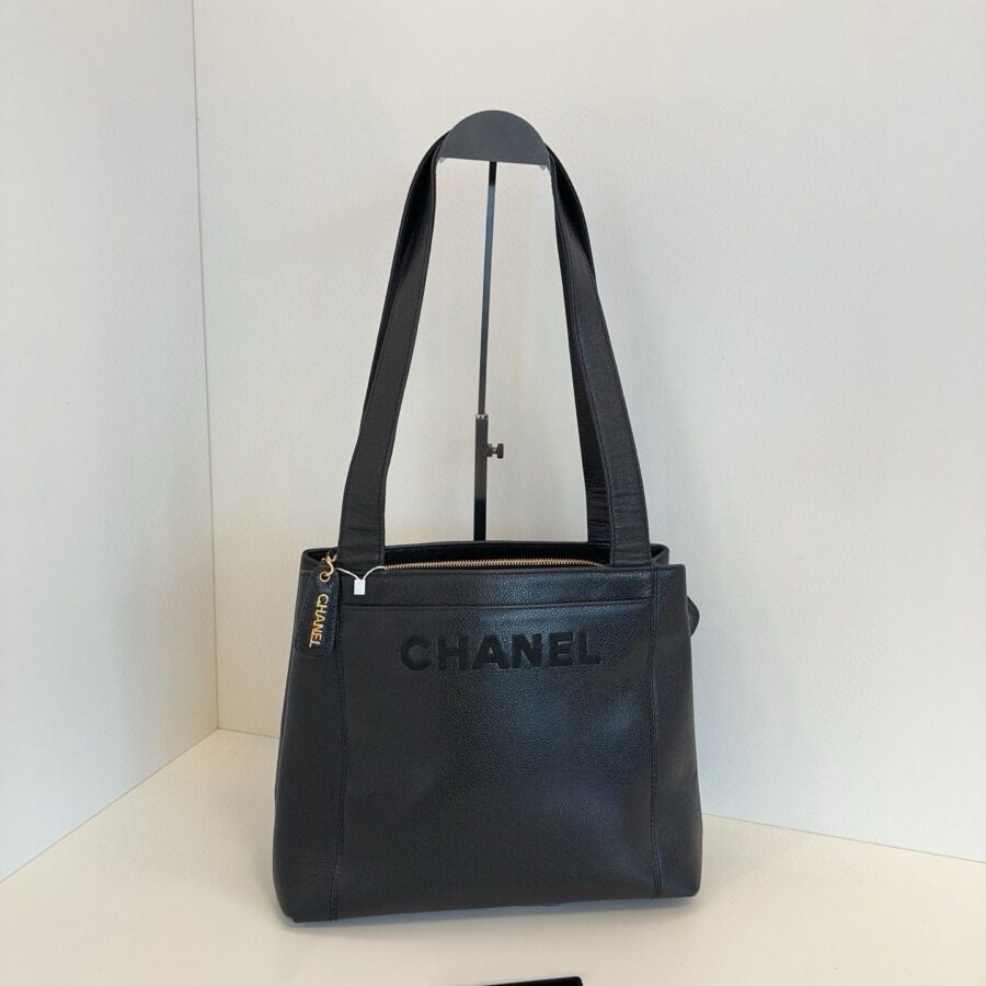 Chanel Leather Caviar Black Handbag 7 | Studio Nafay