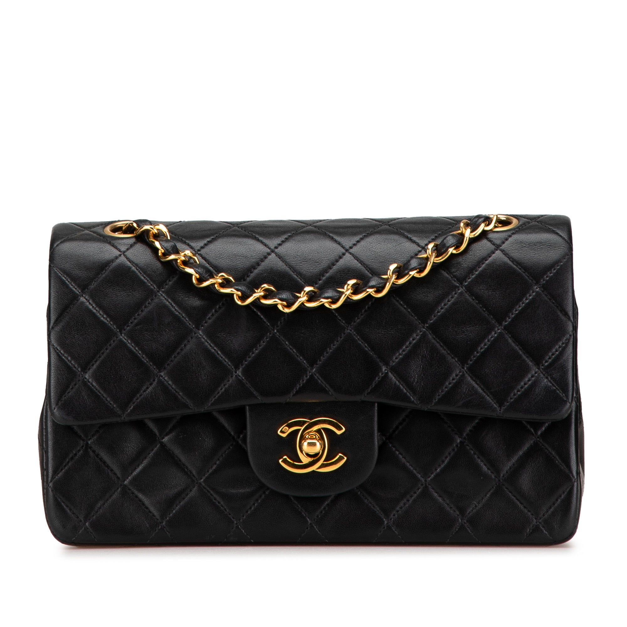 Chanel Twist Small Lambskin Black Shoulder Bag