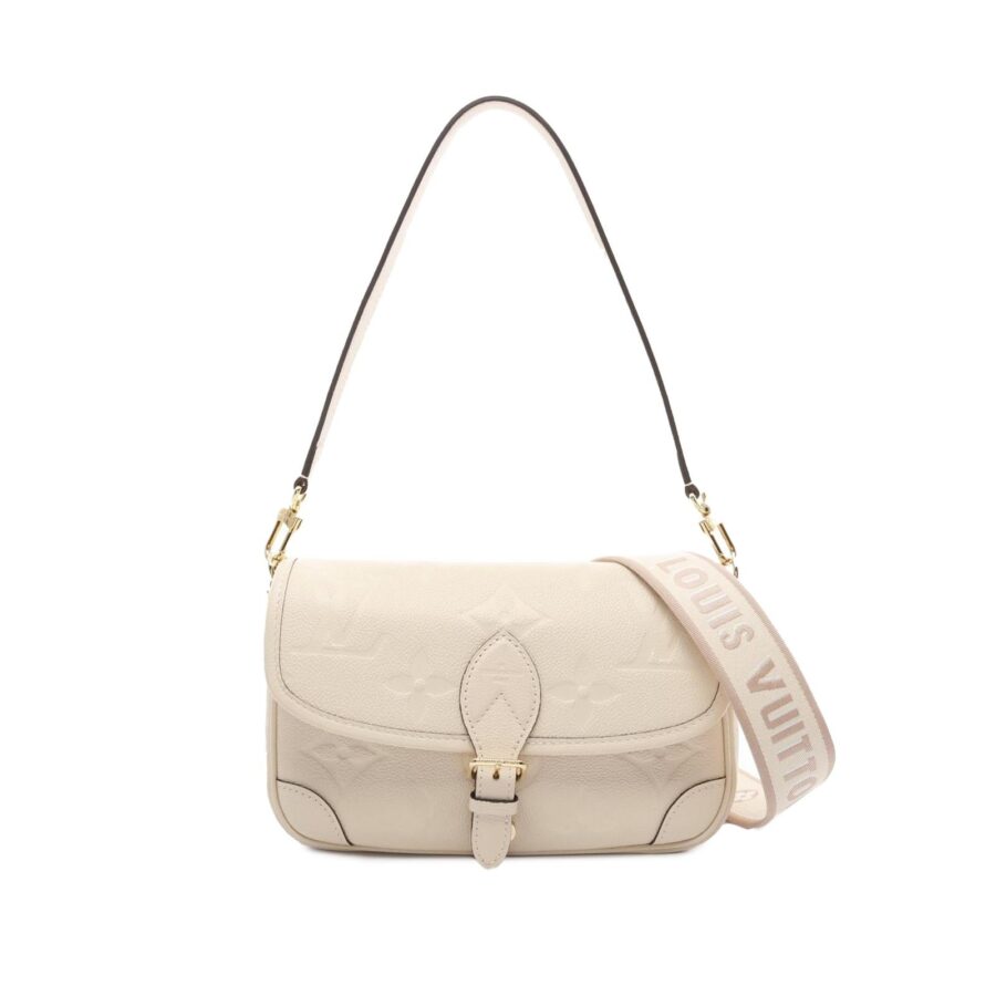 Monogram Empreinte Leather Crossbody Bag with Detachable Strap | Studio Nafay