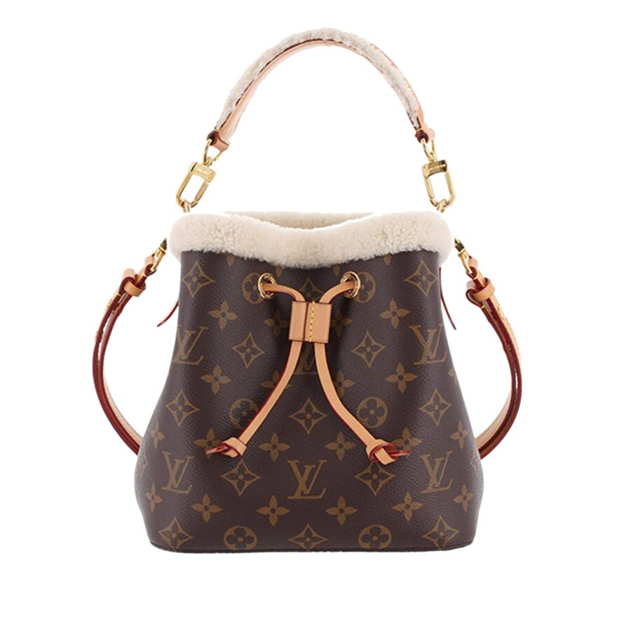 LOUIS VUITTON Monogram Neonoe Shearling BB Bucket Bag | Studio Nafay