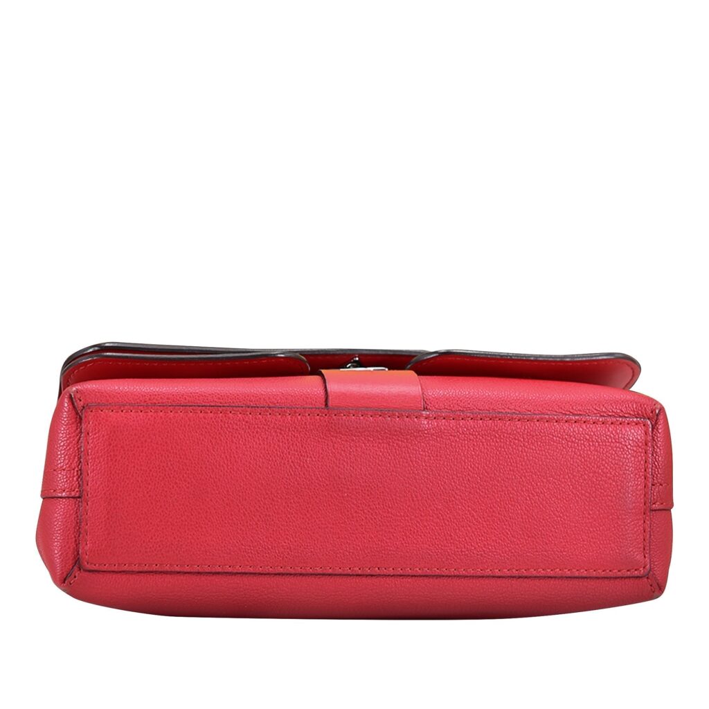 Red Louis Vuitton Monogram Cuir Plume Ecume Very Chain Bag Satchel - Product Image 2
