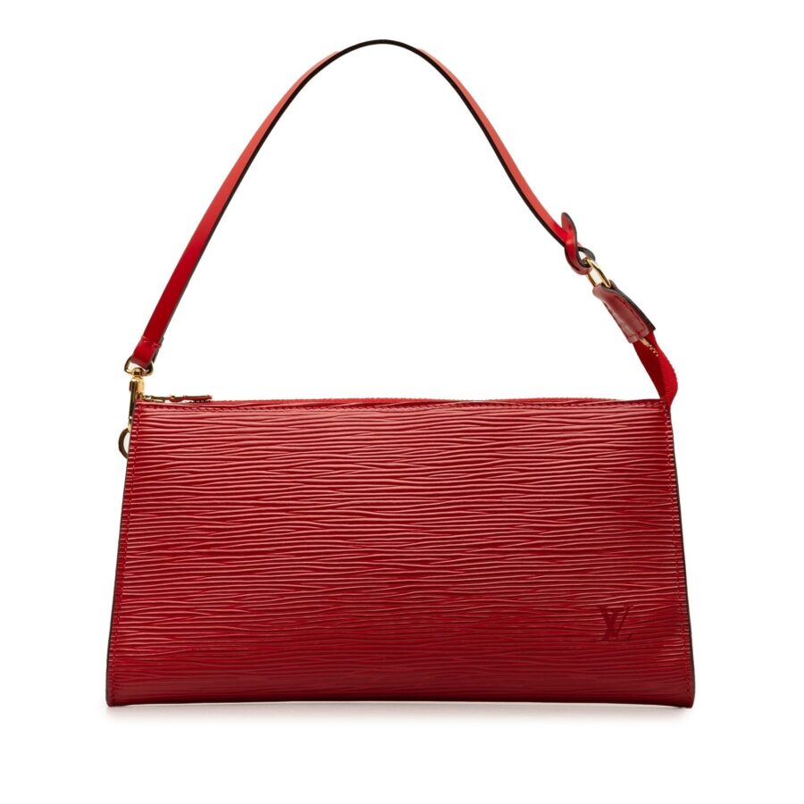 Red Louis Vuitton Epi Pochette Accessoires Shoulder Bag | Studio Nafay