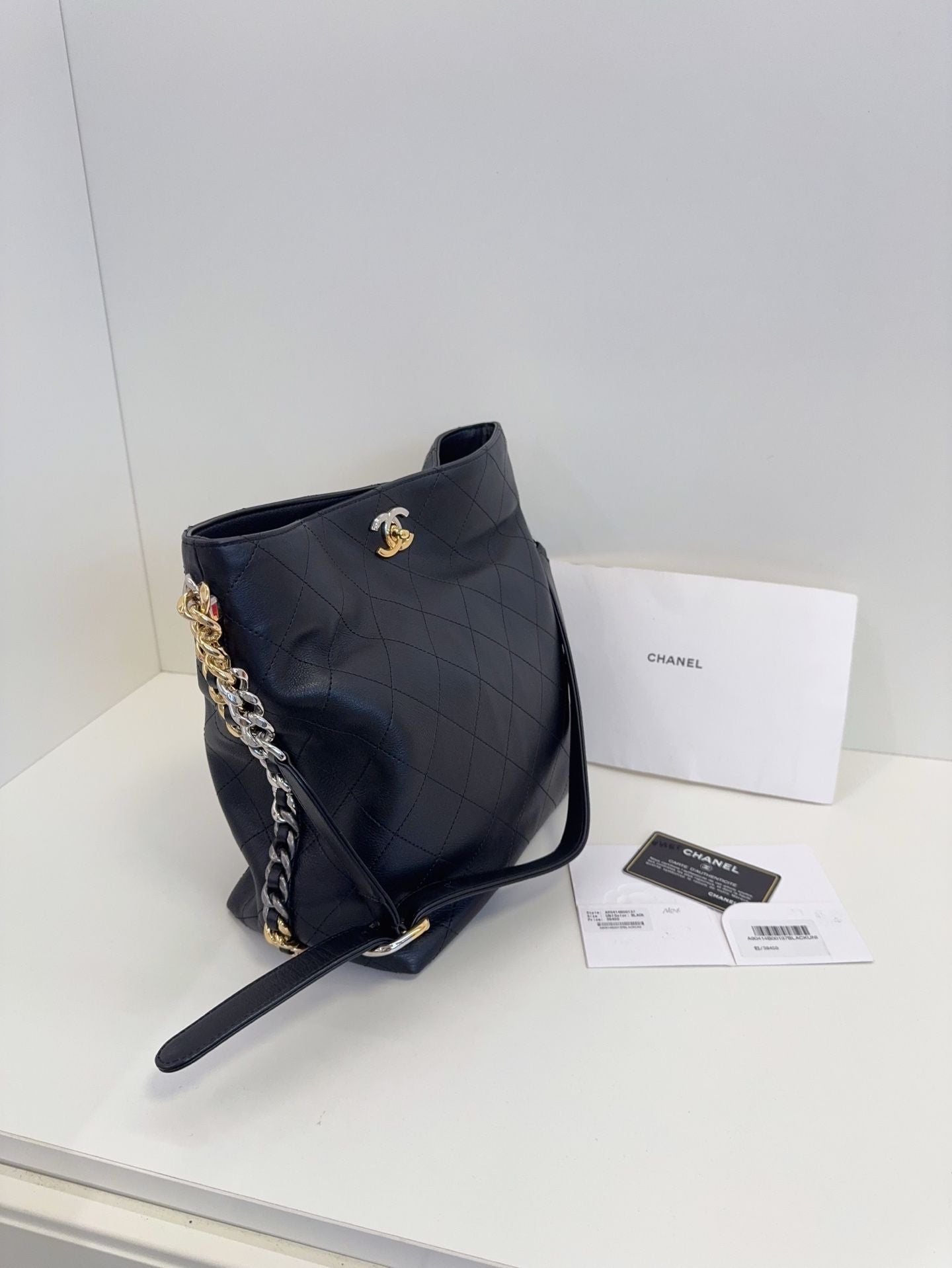 Chanel bag **cm black Luxury Designer Handbag 2