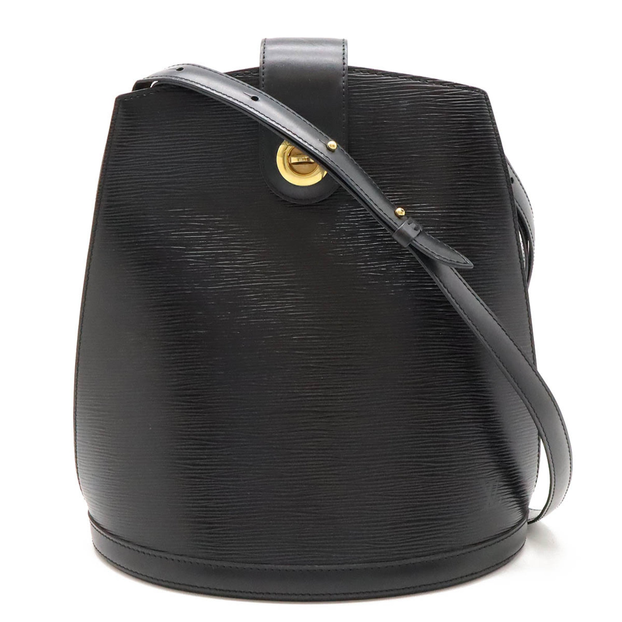 Louis Vuitton Noir Epi Leather Shoulder Bag