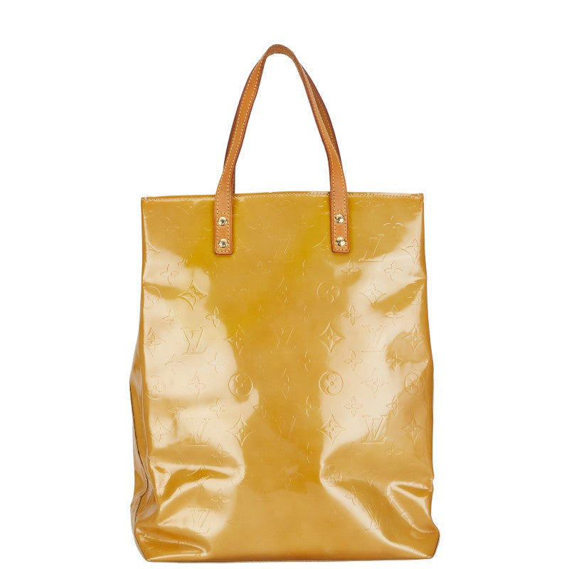 Louis Vuitton Monogram Vernis Reed MM Handbag Beige Patent Leather Louis Vuitton | Studio Nafay