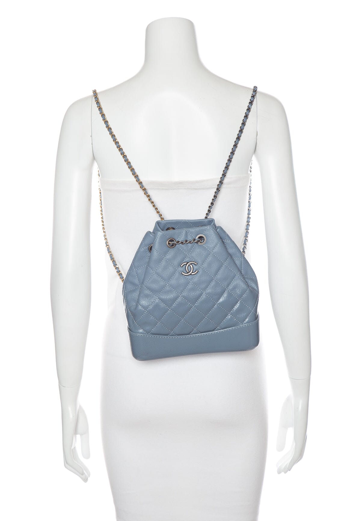 Chanel Pale Blue Small Gabrielle Backpack