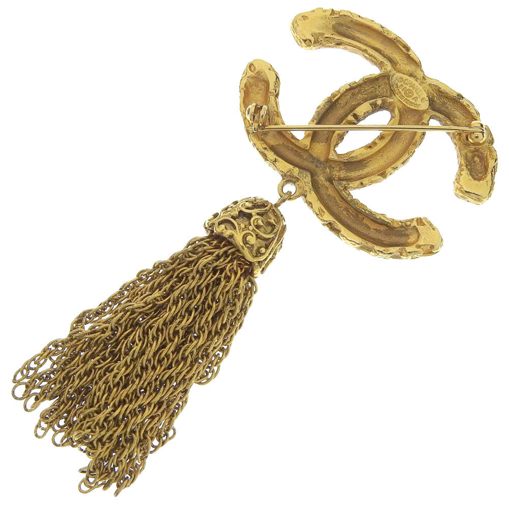 Chanel Gold Plated Brooch 93A Classic Flap Tote