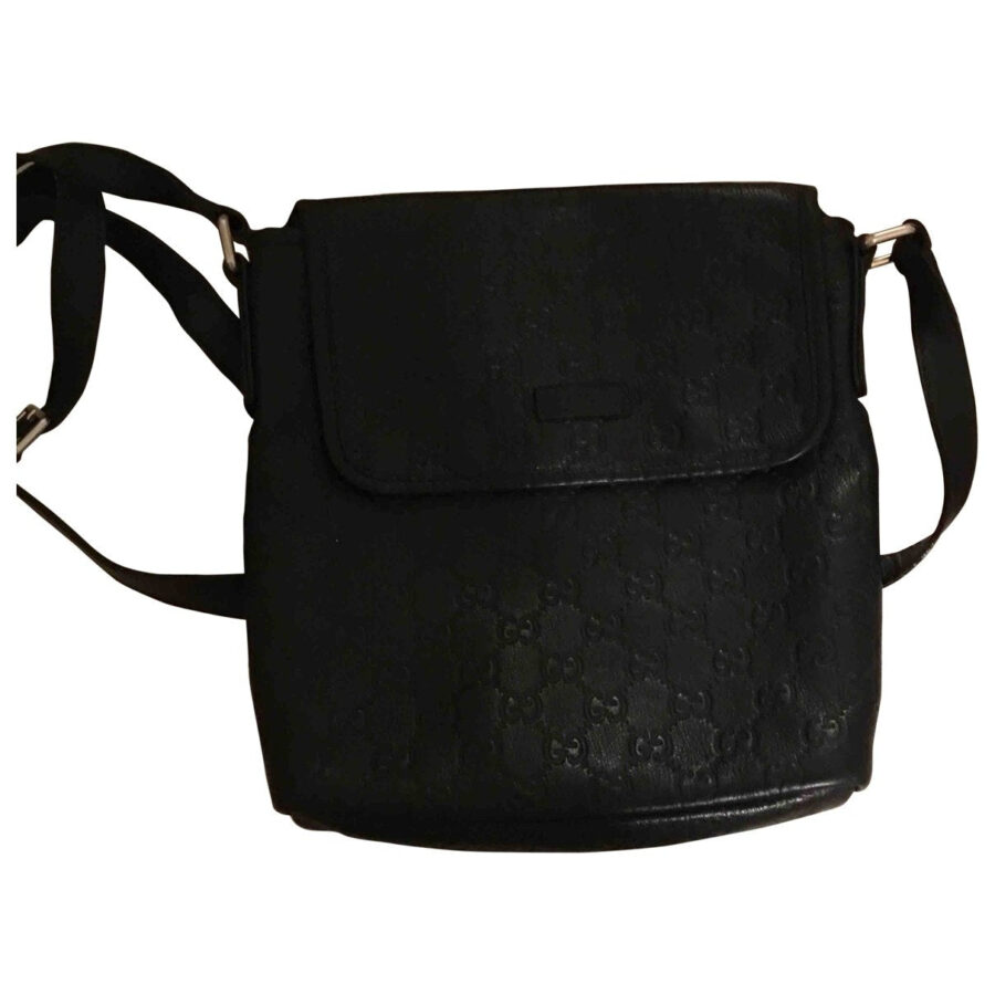 Gucci black leather bag | Studio Nafay