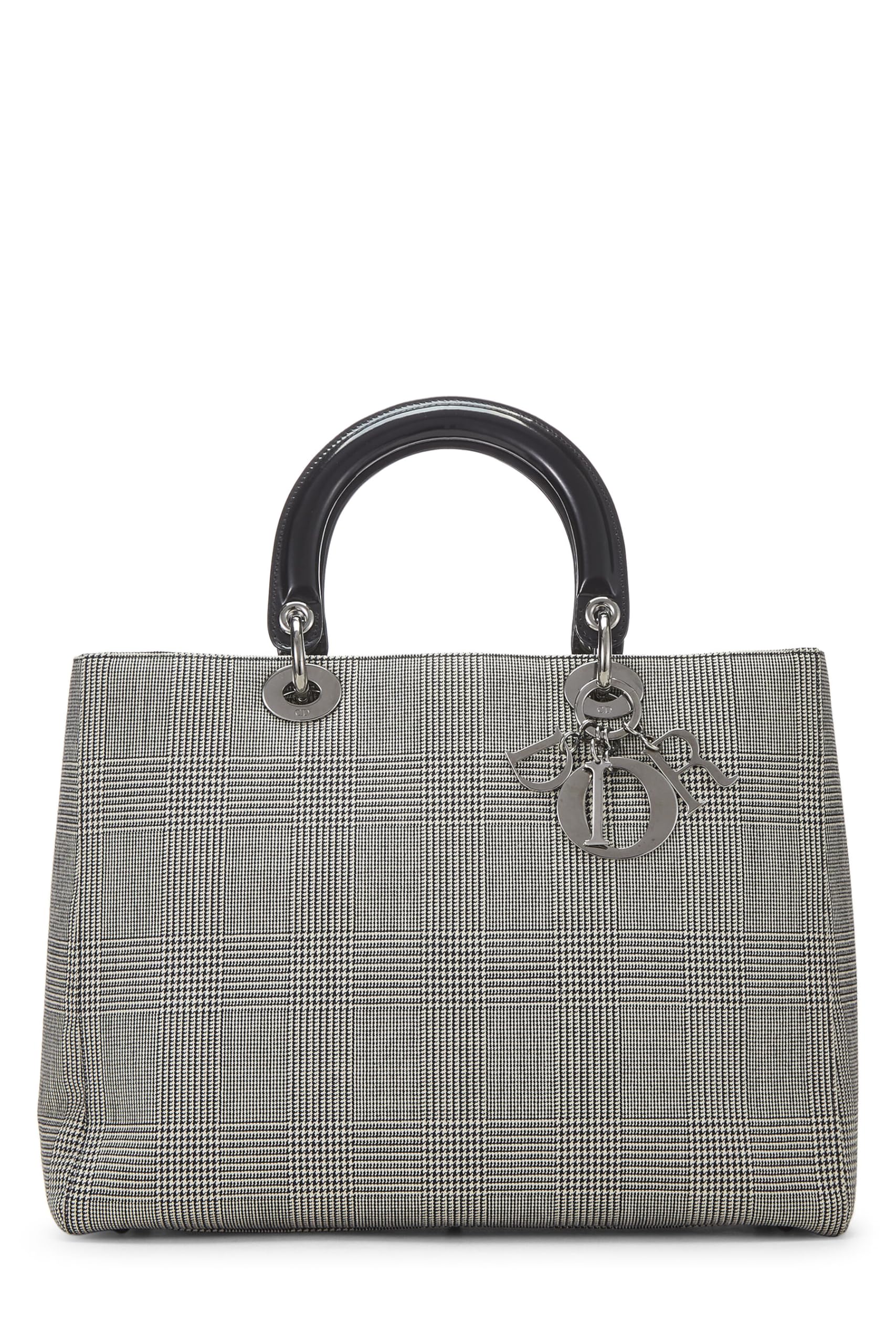 Dior, Black Houndstooth Lady Large, Black