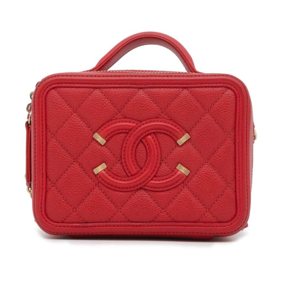 Chanel Leather Red Handbag Style 2 | Studio Nafay