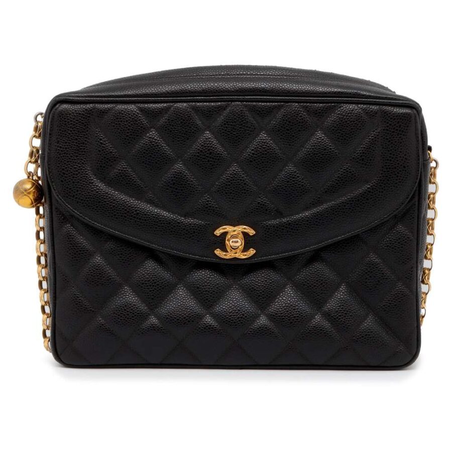 Chanel Leather Black Shoulder Bag Style 11 | Studio Nafay