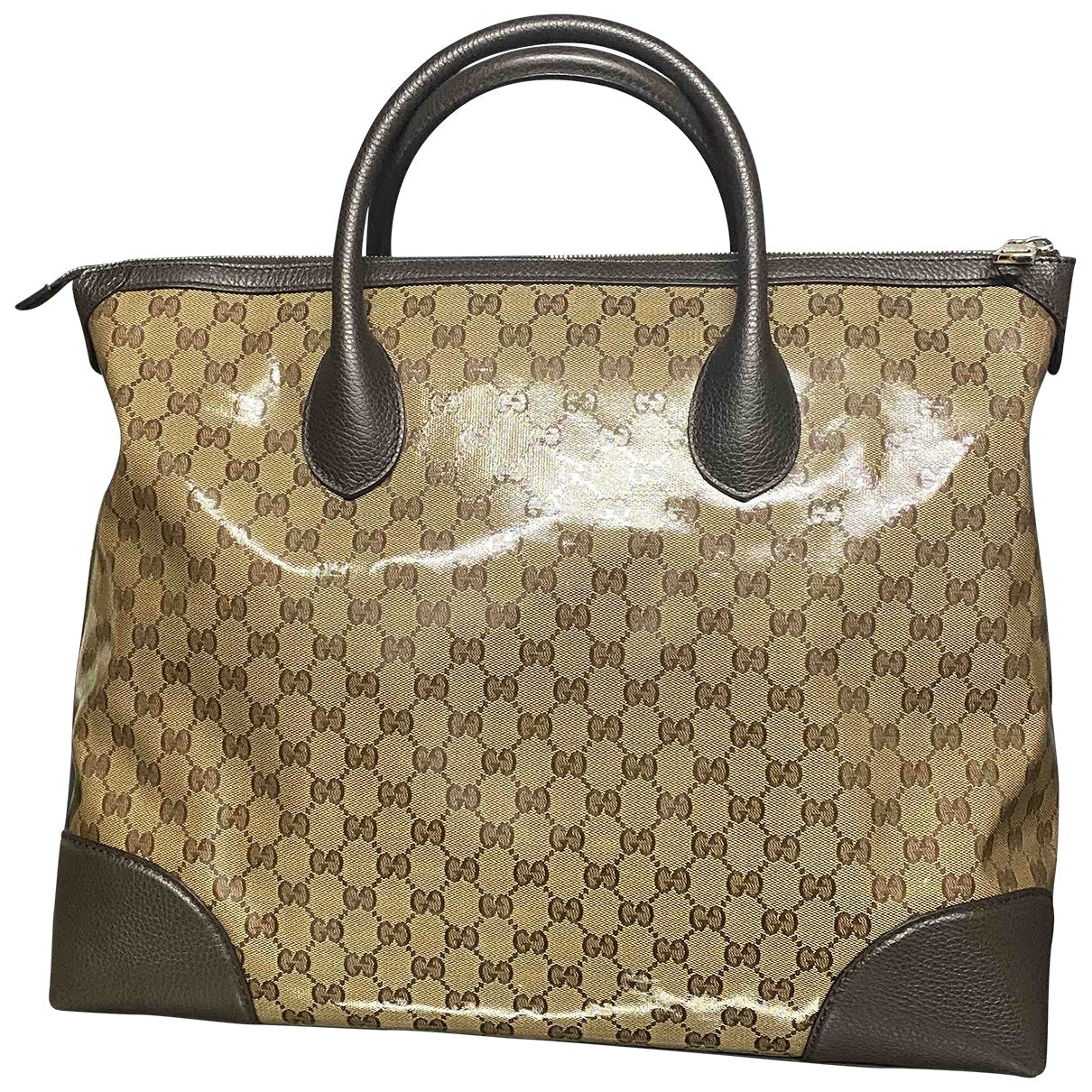 Gucci camel cloth bag | Studio Nafay