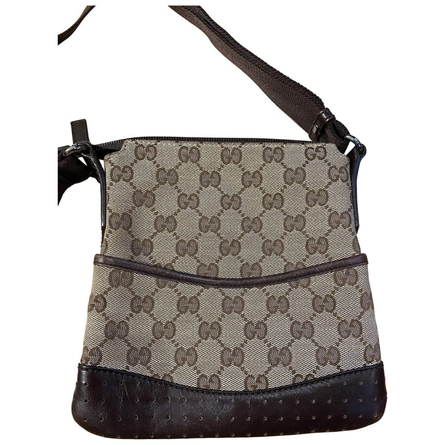 Gucci brown cloth bag | Studio Nafay