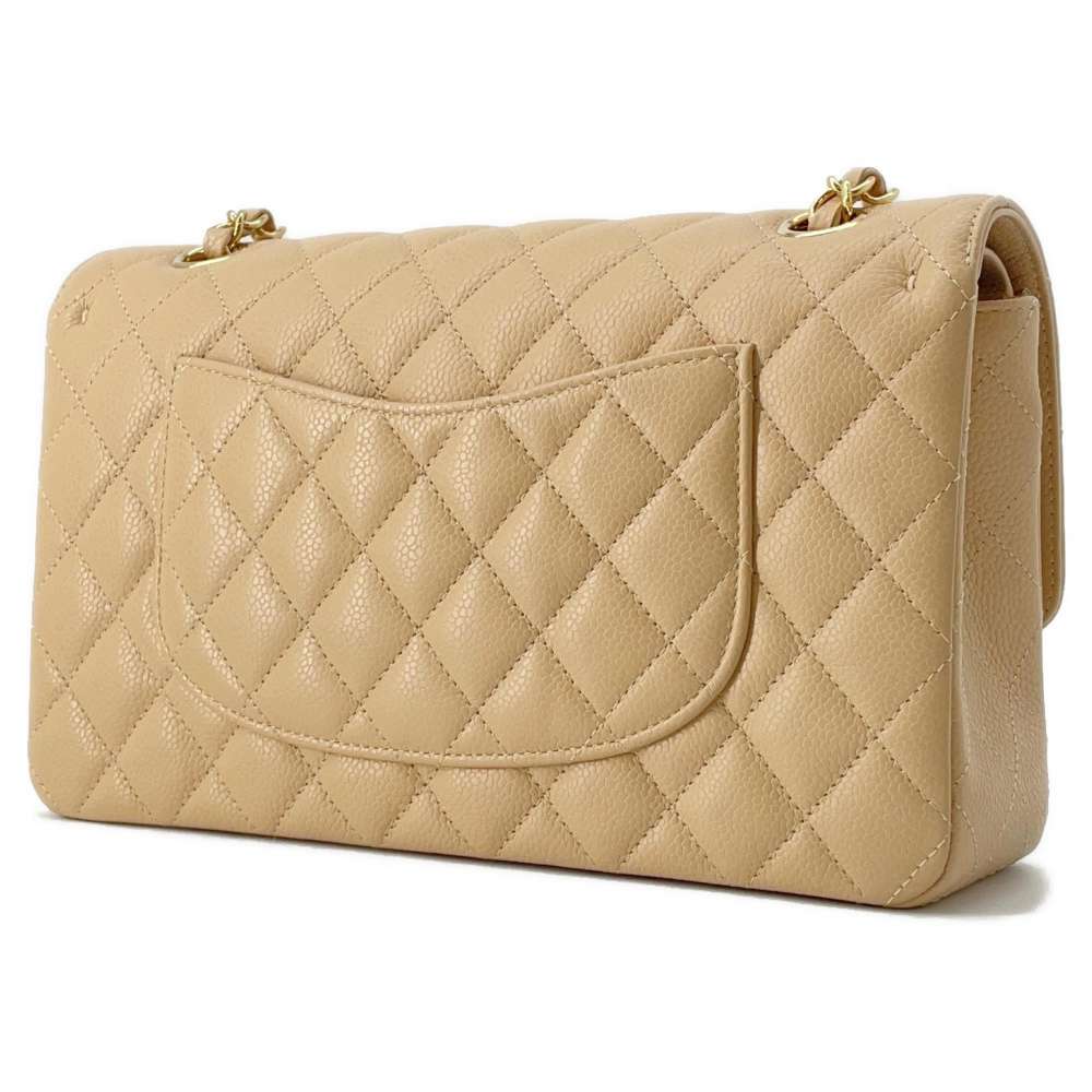 Chanel 25 Leather Beige Shoulder Bag