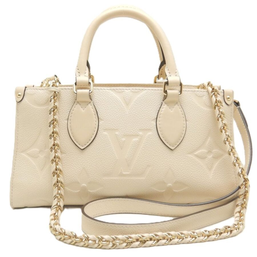 Louis Vuitton ivory Leather Handbag | Studio Nafay
