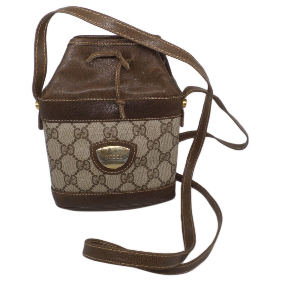 Gucci brown cloth handbag | Studio Nafay