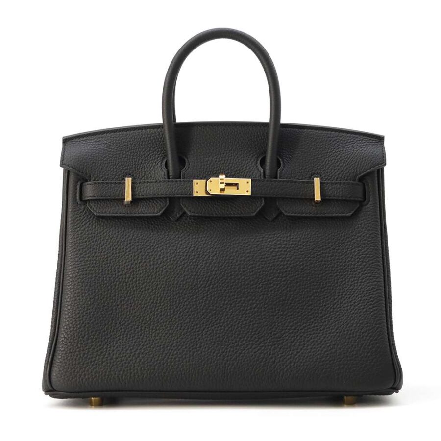 HERMES Birkin Black Togo Leather Size 25 | Studio Nafay