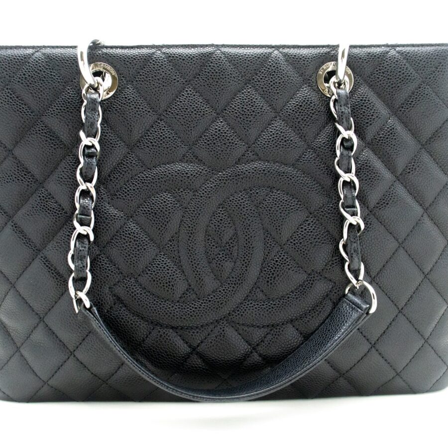 Chanel Leather Black Elegant Tote Bag 5 | Studio Nafay