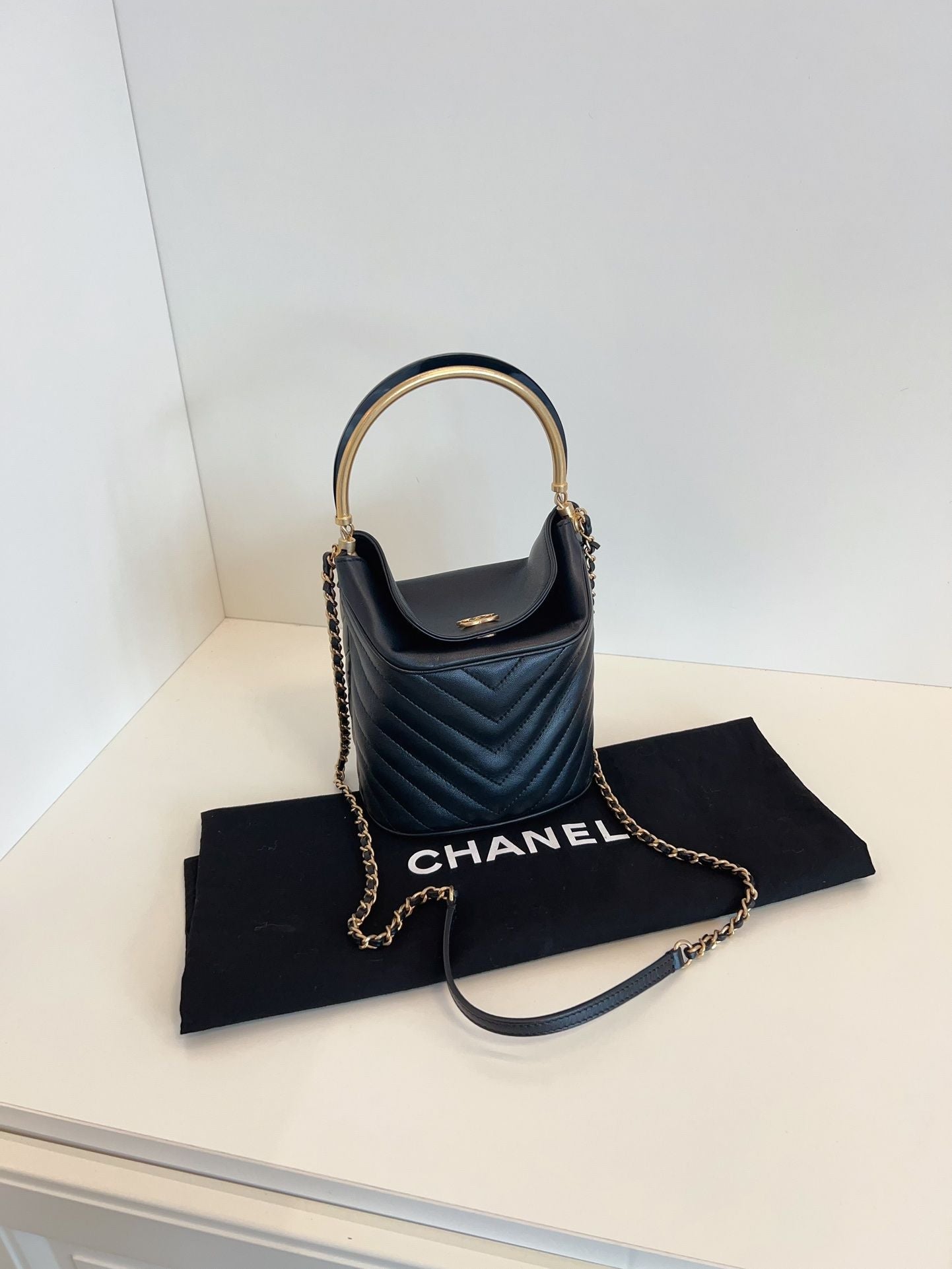 Chanel bag **cm black Luxury Designer Handbag