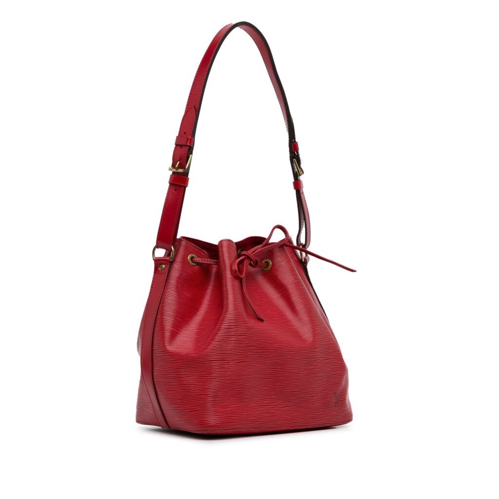 Red Louis Vuitton Epi Petit Noe Bucket Bag - Product Image 2