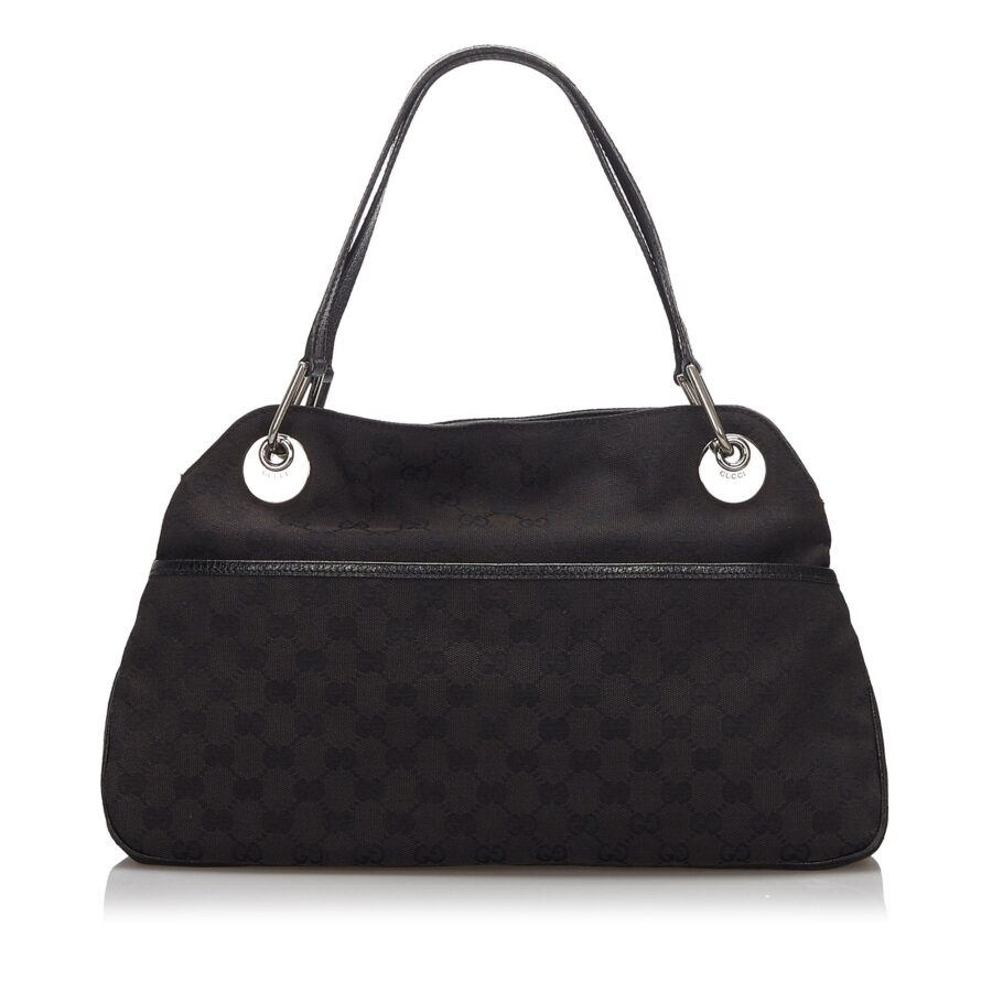 Gucci Black Canvas Fabric GG Eclipse Tote Bag Italy | Studio Nafay