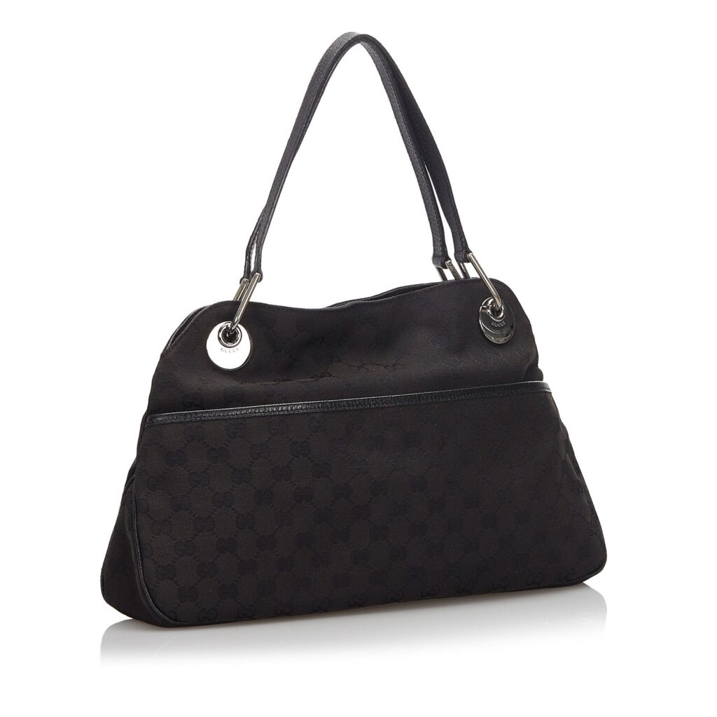 Gucci Black Canvas Fabric GG Eclipse Tote Bag Italy - Product Image 2