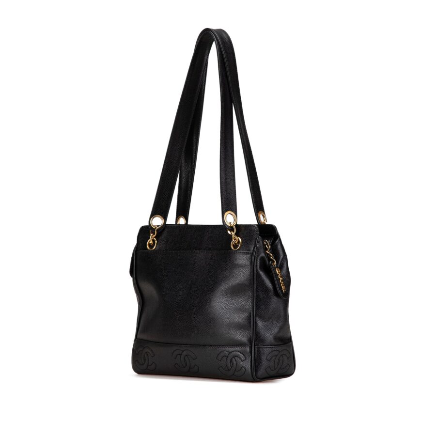 Black Chanel Triple CC Caviar Shoulder Bag | Studio Nafay